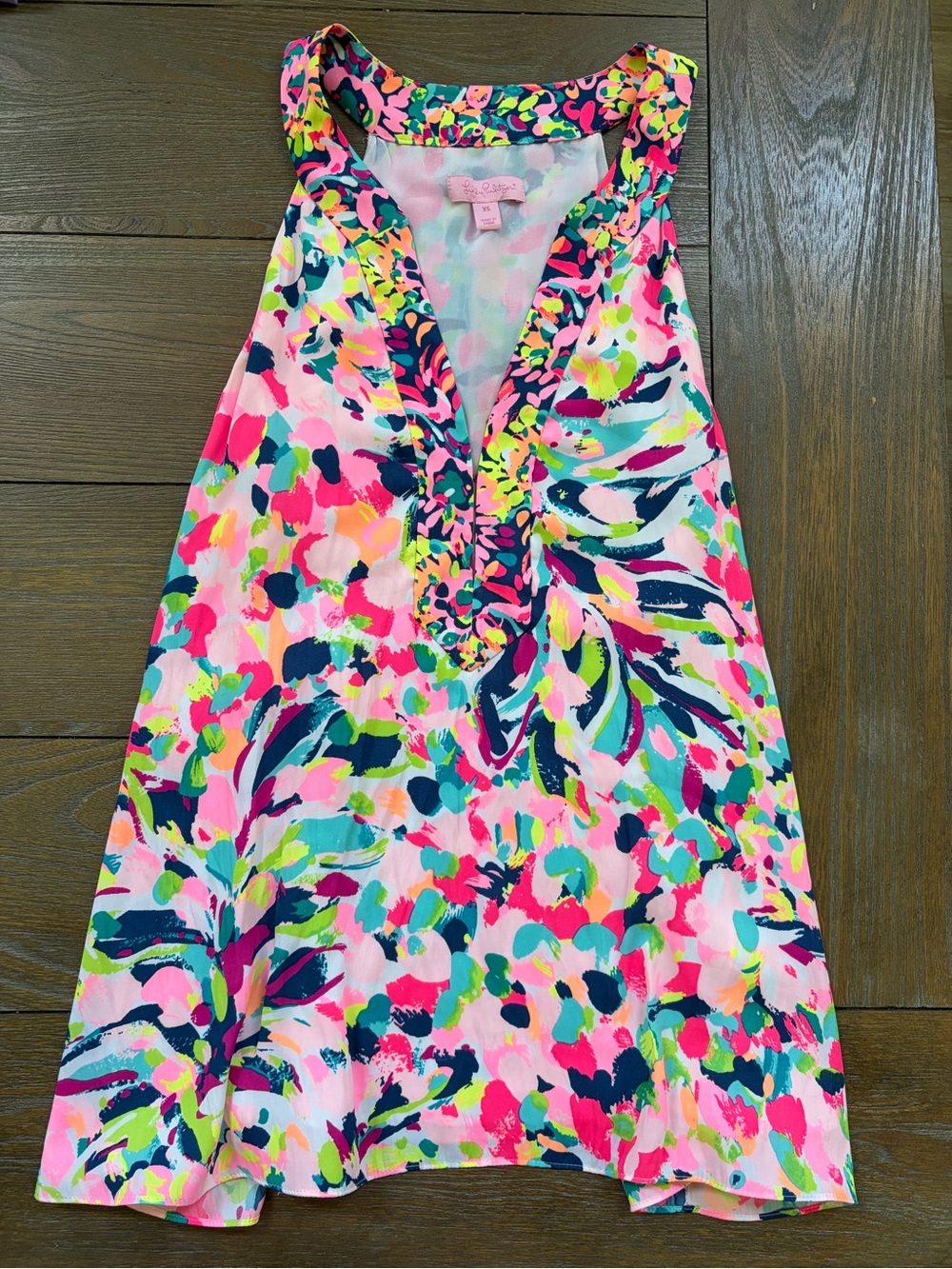 Lilly Pulitzer Neon Floral Tank